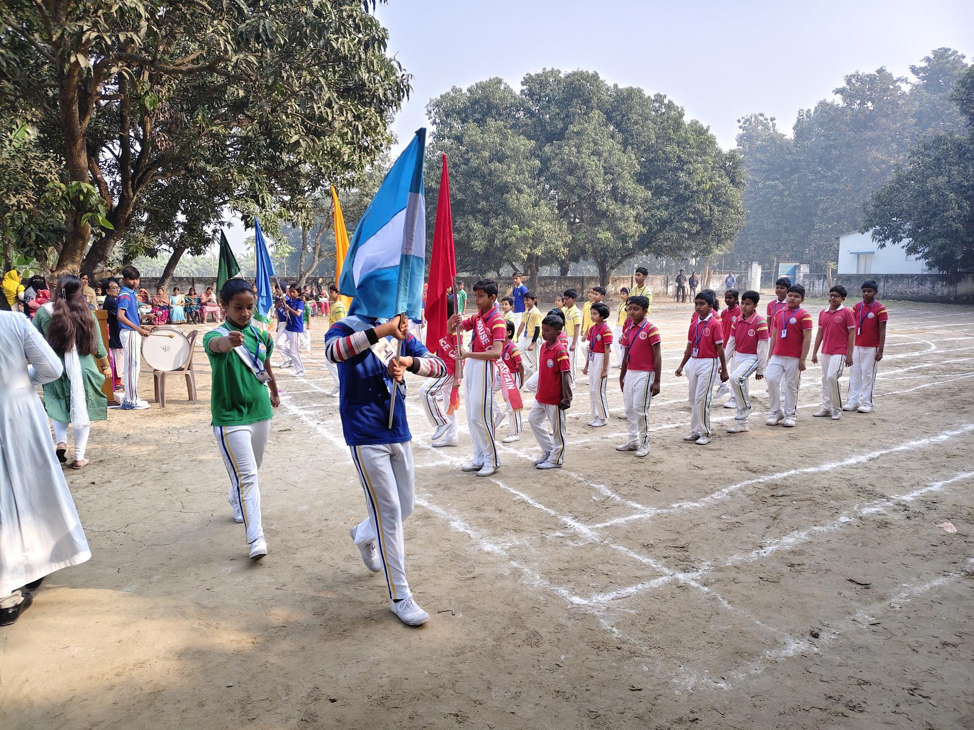 Students Performing Dance on Stage