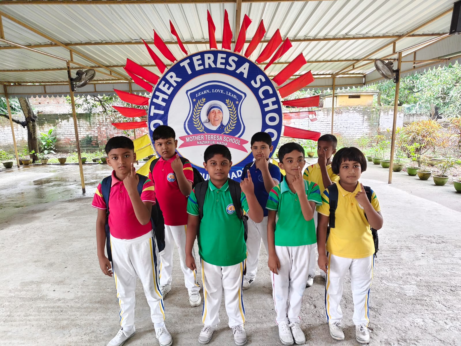 School Council Representatives Group Portrait